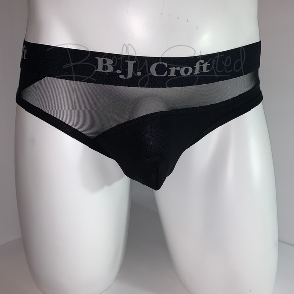 B.J. Croft GoGo Brief - Black - Picture 1 of 6